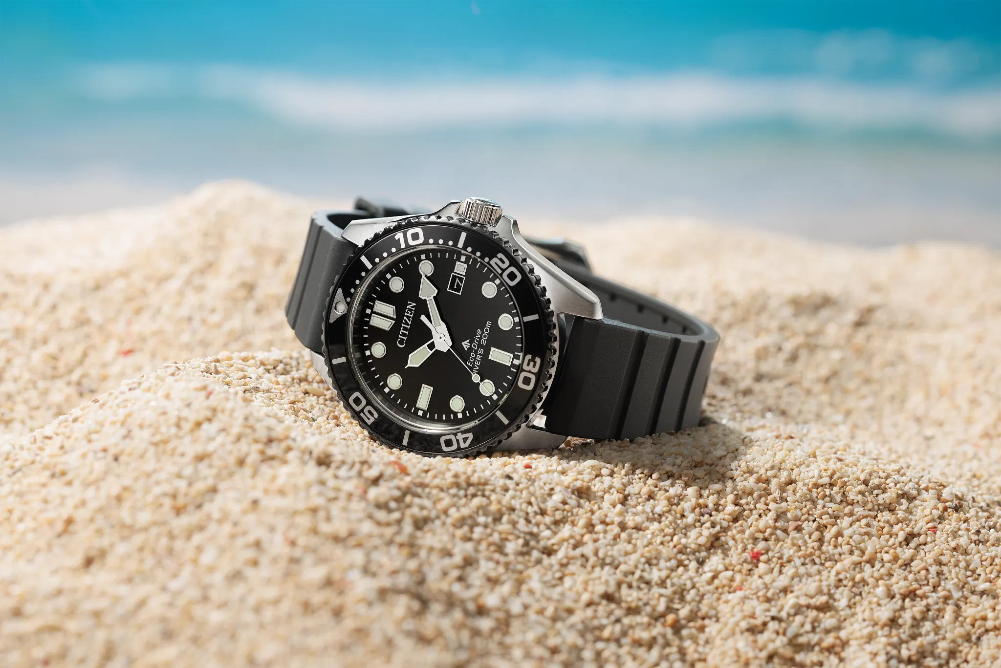 Promaster Dive Black Dial Polyurethane Strap BN0266-07E | CITIZEN